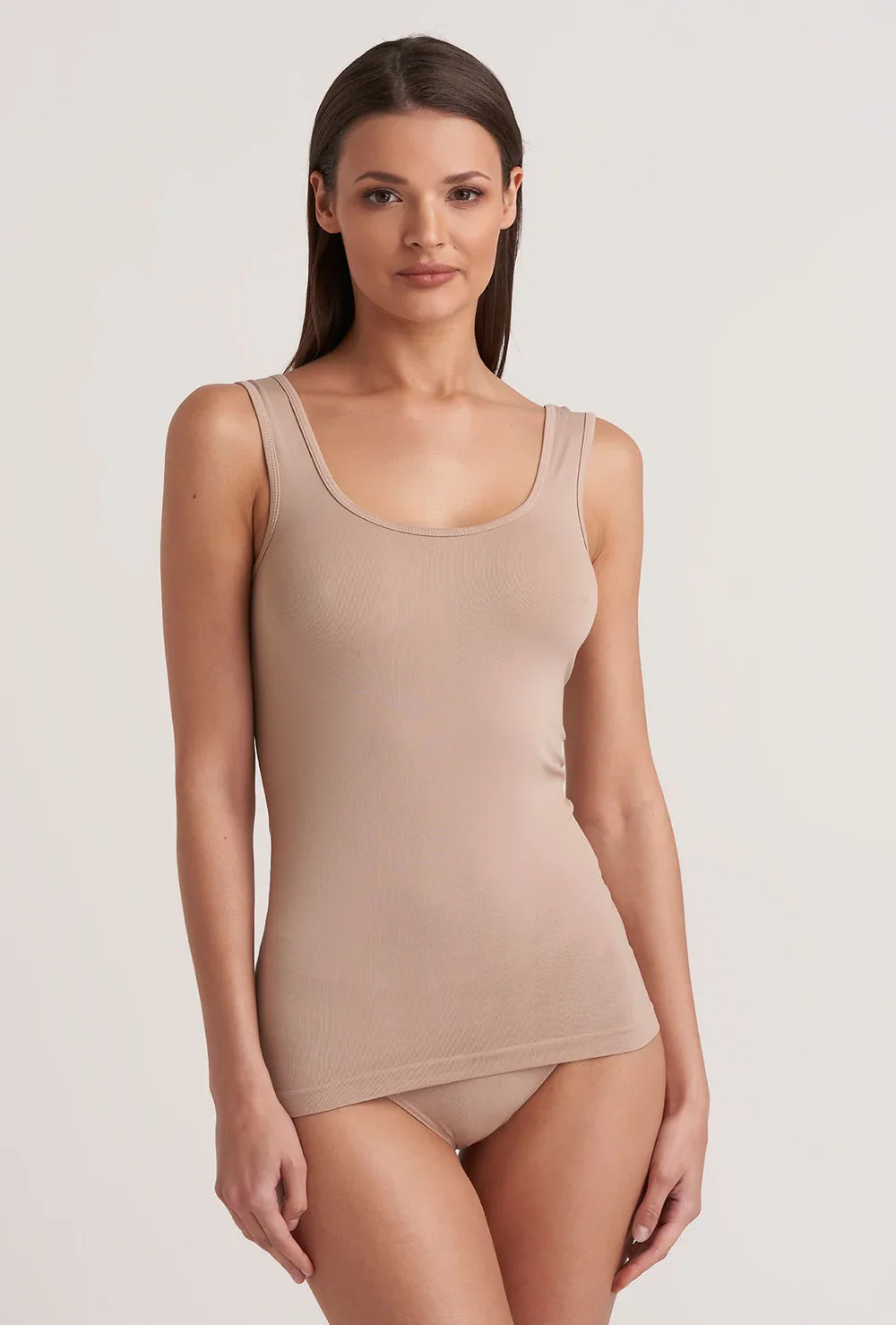 2-pak koszulek Tank top na grubych ramiączkach Q-Eko - Image 2