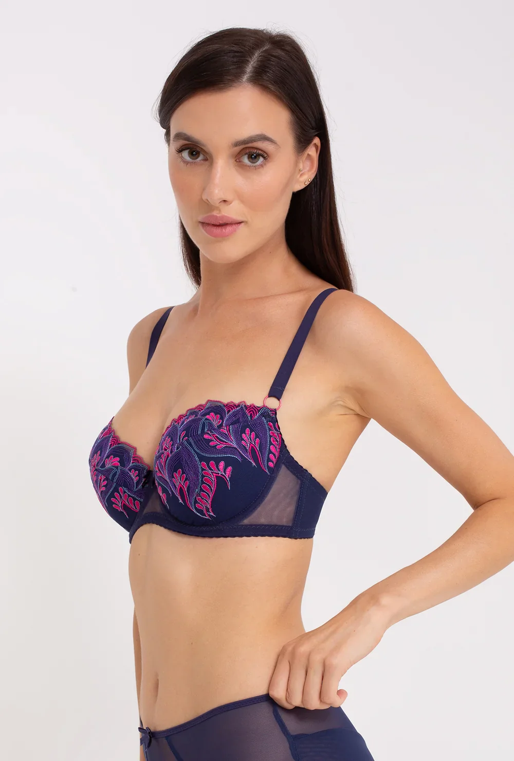 Biustonosz damski z push-up Violet - Image 3