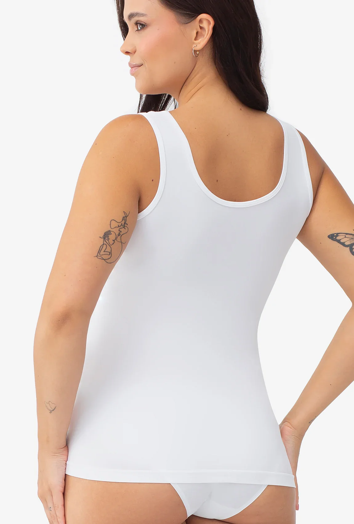 Bluzka bezszwowa z szerokimi ramiączkami Tank Top - Image 5