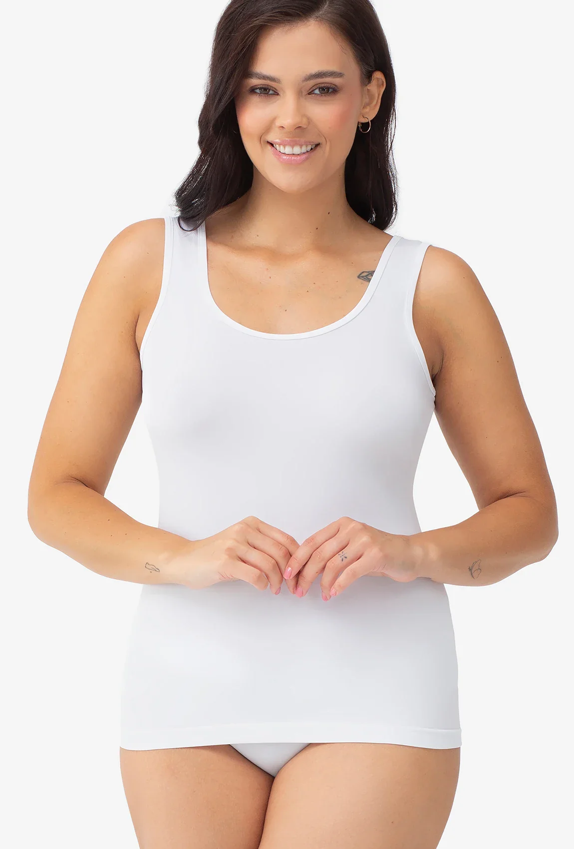 Bluzka bezszwowa z szerokimi ramiączkami Tank Top - Image 6