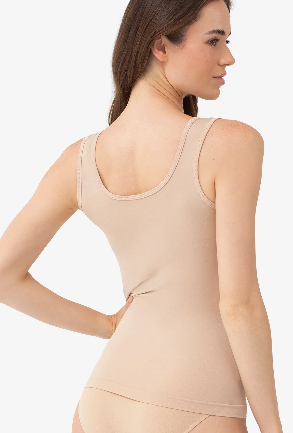 Bluzka bezszwowa z szerokimi ramiączkami Tank Top - Image 2