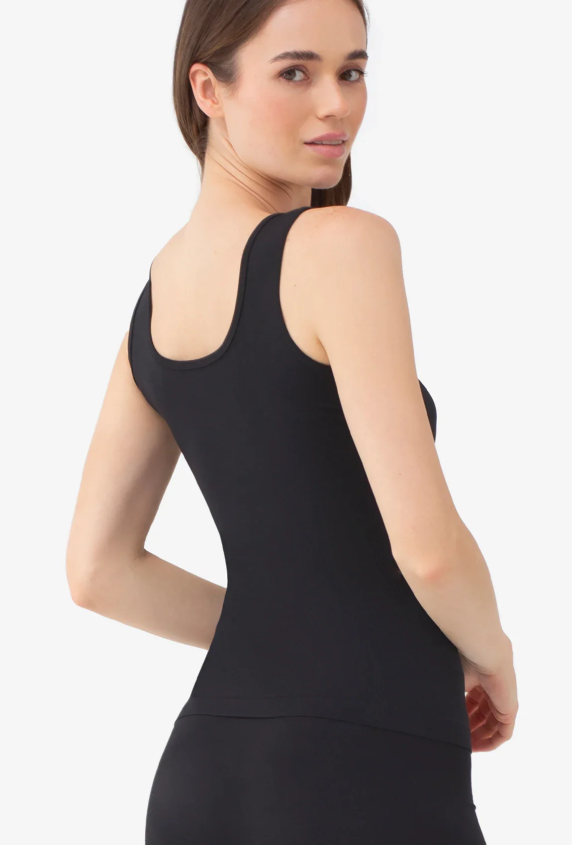 Bluzka bezszwowa z szerokimi ramiączkami Tank Top - Image 2