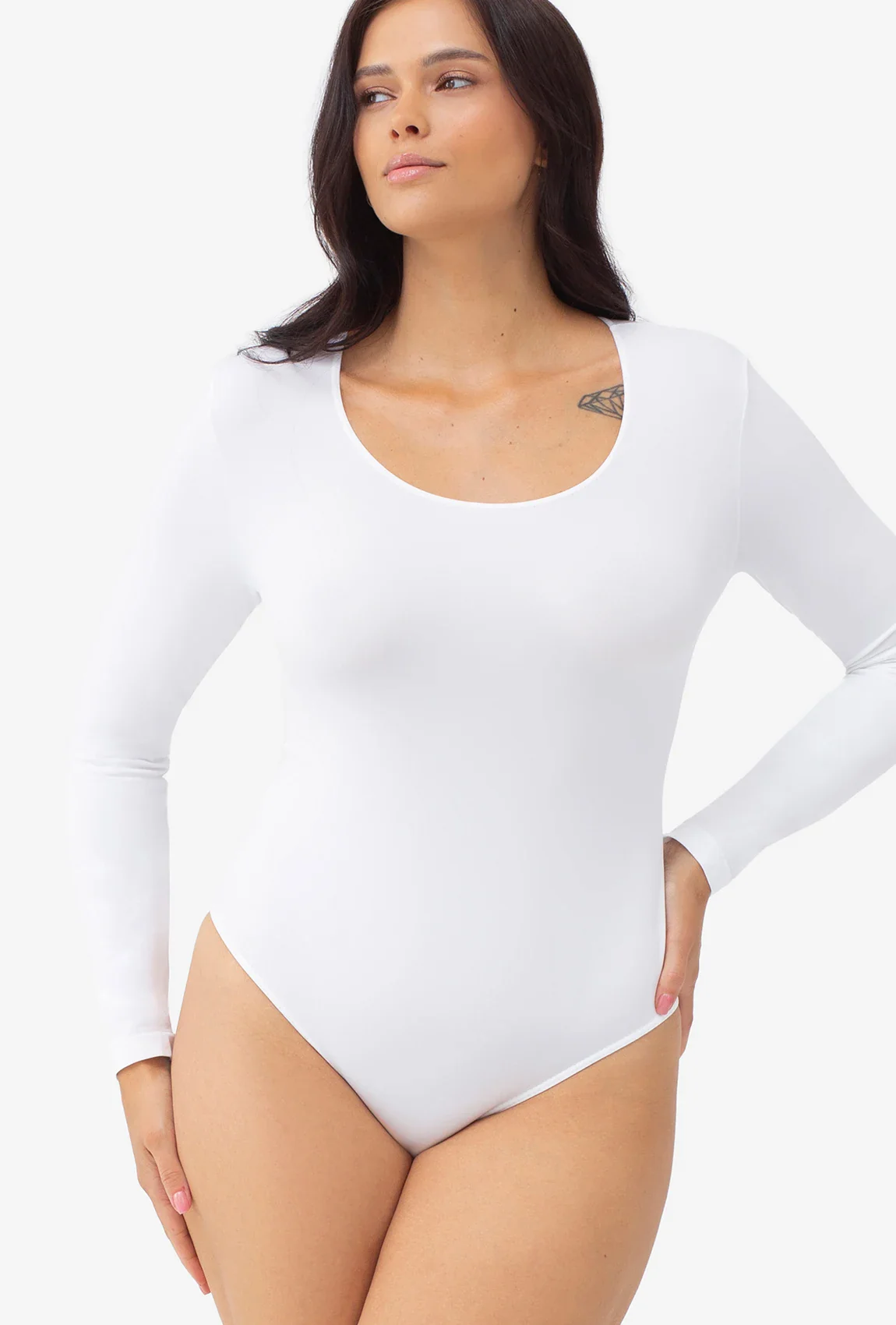 Body bezszwowe z długim rękawem Body L - Image 4