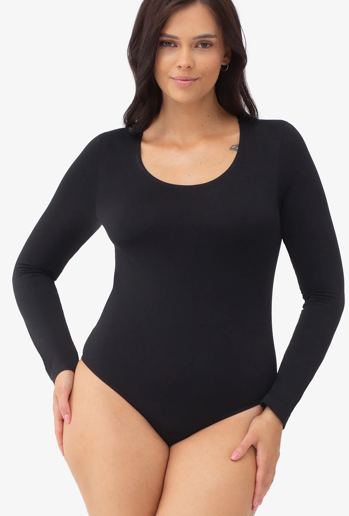 Body bezszwowe z długim rękawem Body L - Image 4