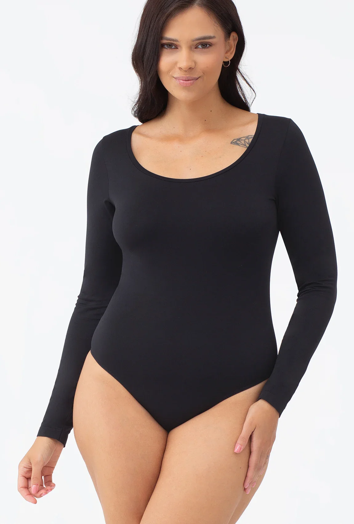 Body bezszwowe z długim rękawem Body Perfect - Image 4