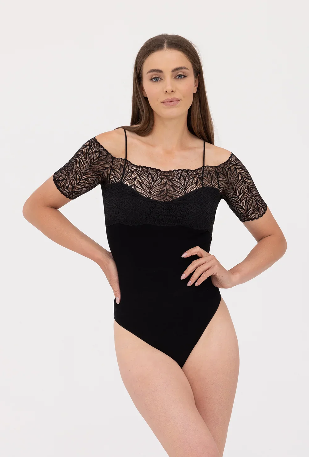 Body z hiszpańskim dekoltem Olivia