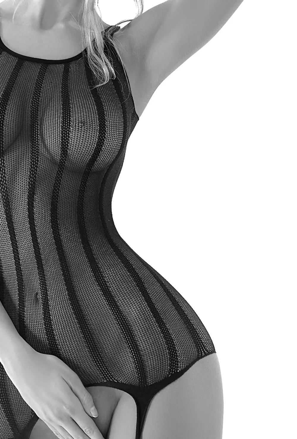 Bodystocking siateczkowe Red Rose wz. 02 - Image 2
