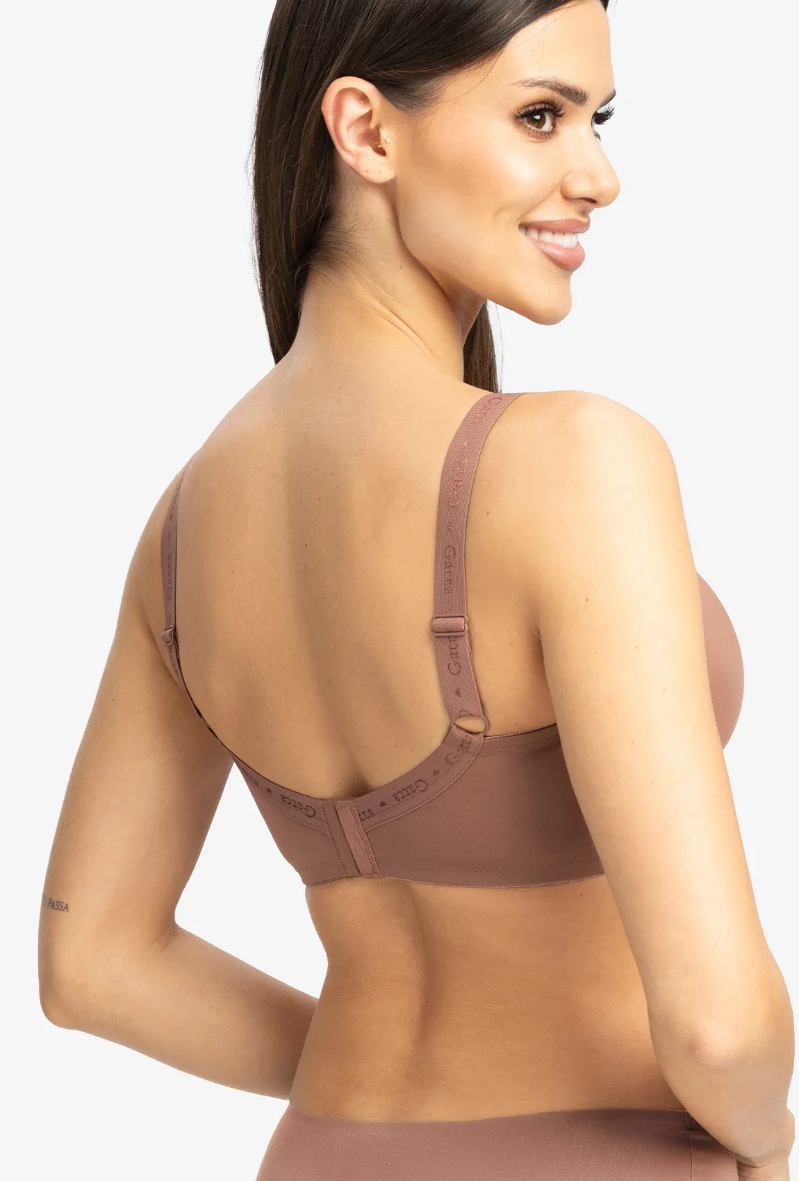 Brązowy biustonosz sportowy Fit - Image 2