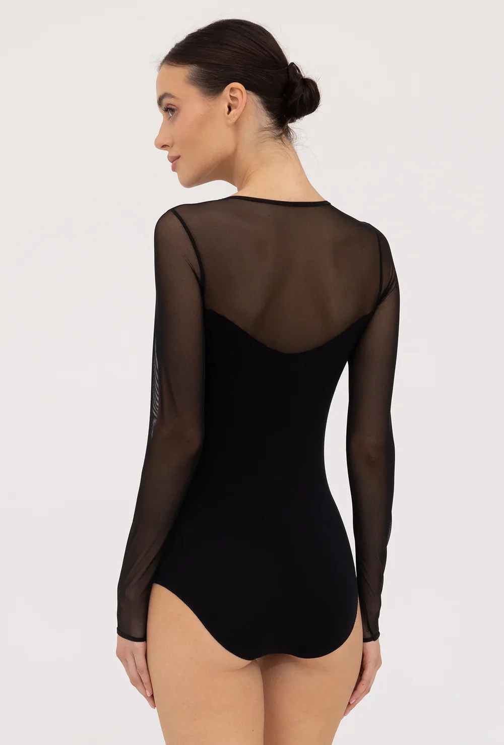 Czarne body z siateczką Elisa - Image 7