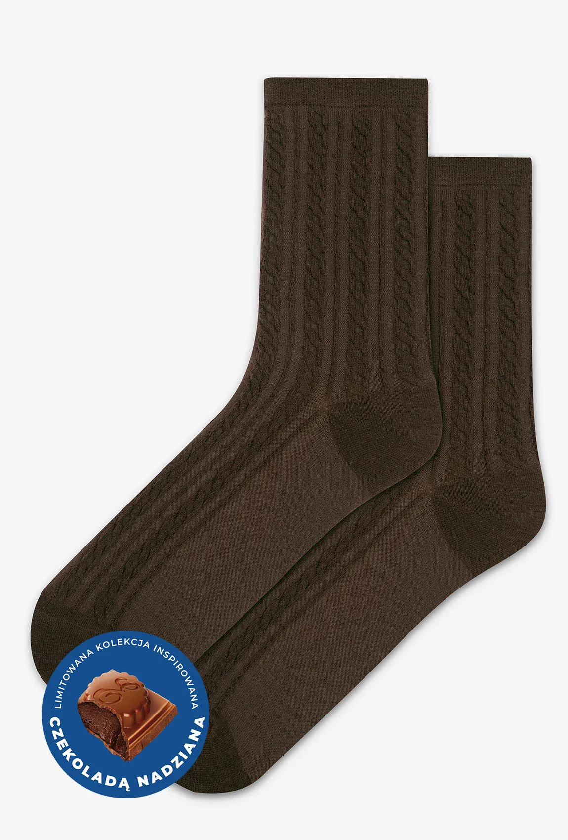 Czekoladowe skarpetki damskie Gatta x Wedel 001 - Image 3