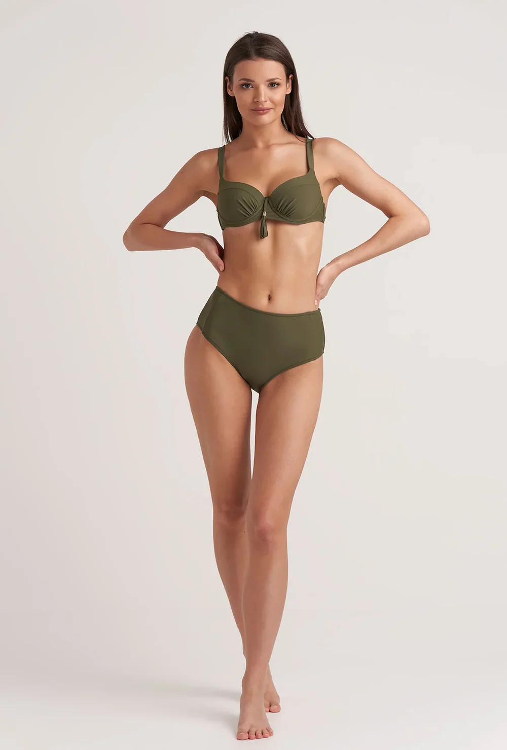 Dół od stroju kąpielowego - bikini z wysokim stanem Himara - Image 3
