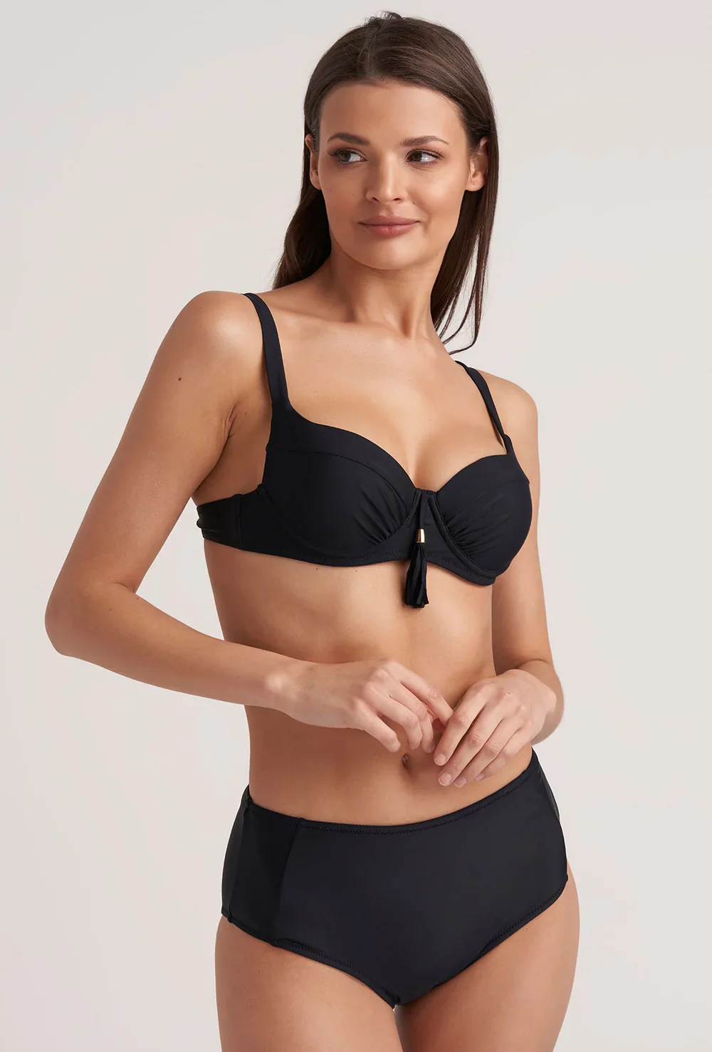 Dół od stroju kąpielowego - bikini z wysokim stanem Himara - Image 5