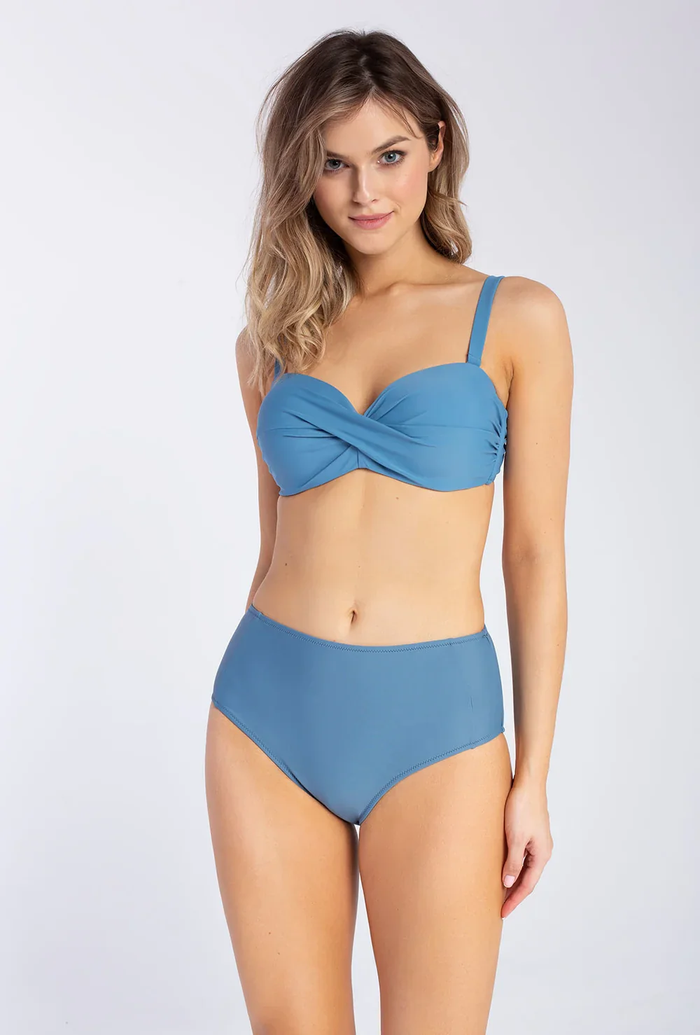 Dół od stroju kąpielowego - bikini z wysokim stanem Saranda - Image 3