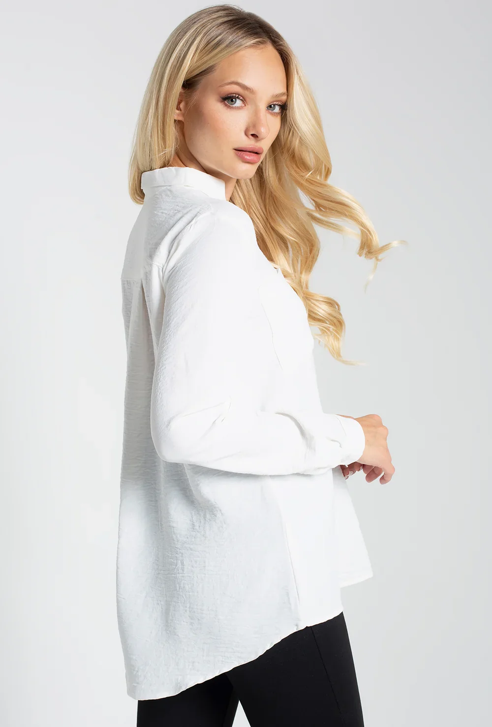 Klasyczna biała bluzka Jasmine - Image 4