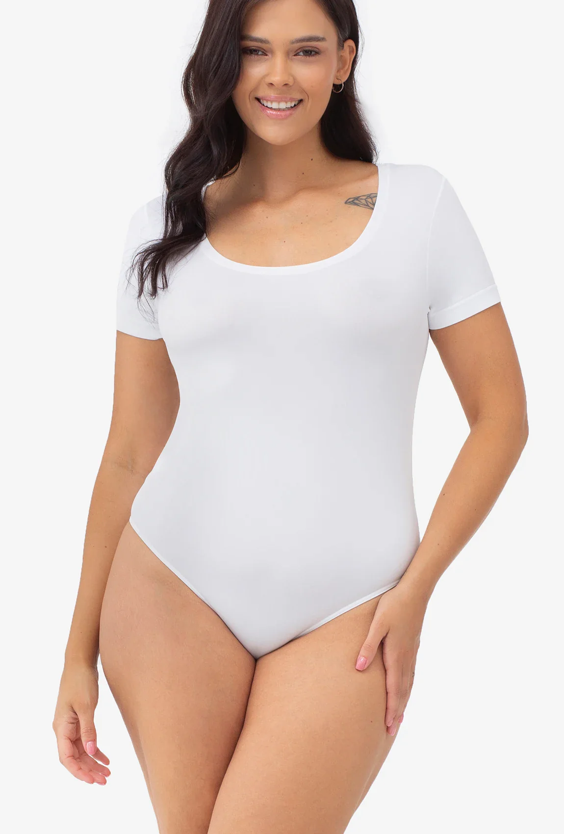 Klasyczne body z krótkim rękawem Body T-shirt - Image 6
