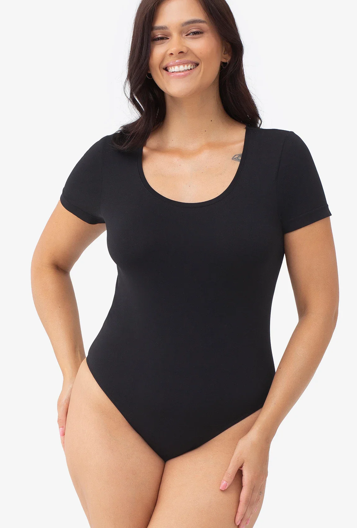 Klasyczne body z krótkim rękawem Body T-shirt - Image 4