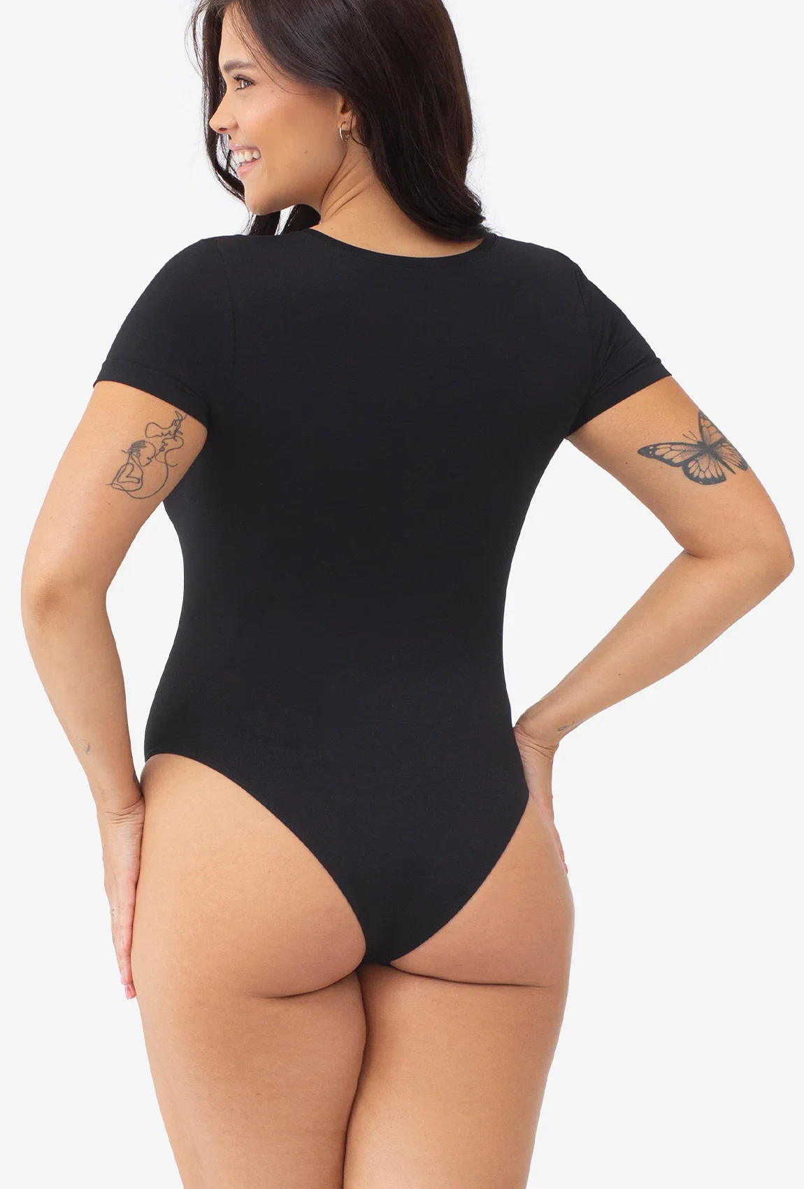Klasyczne body z krótkim rękawem Body T-shirt - Image 5