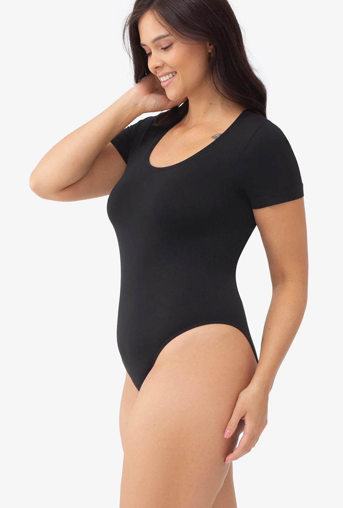 Klasyczne body z krótkim rękawem Body T-shirt - Image 6