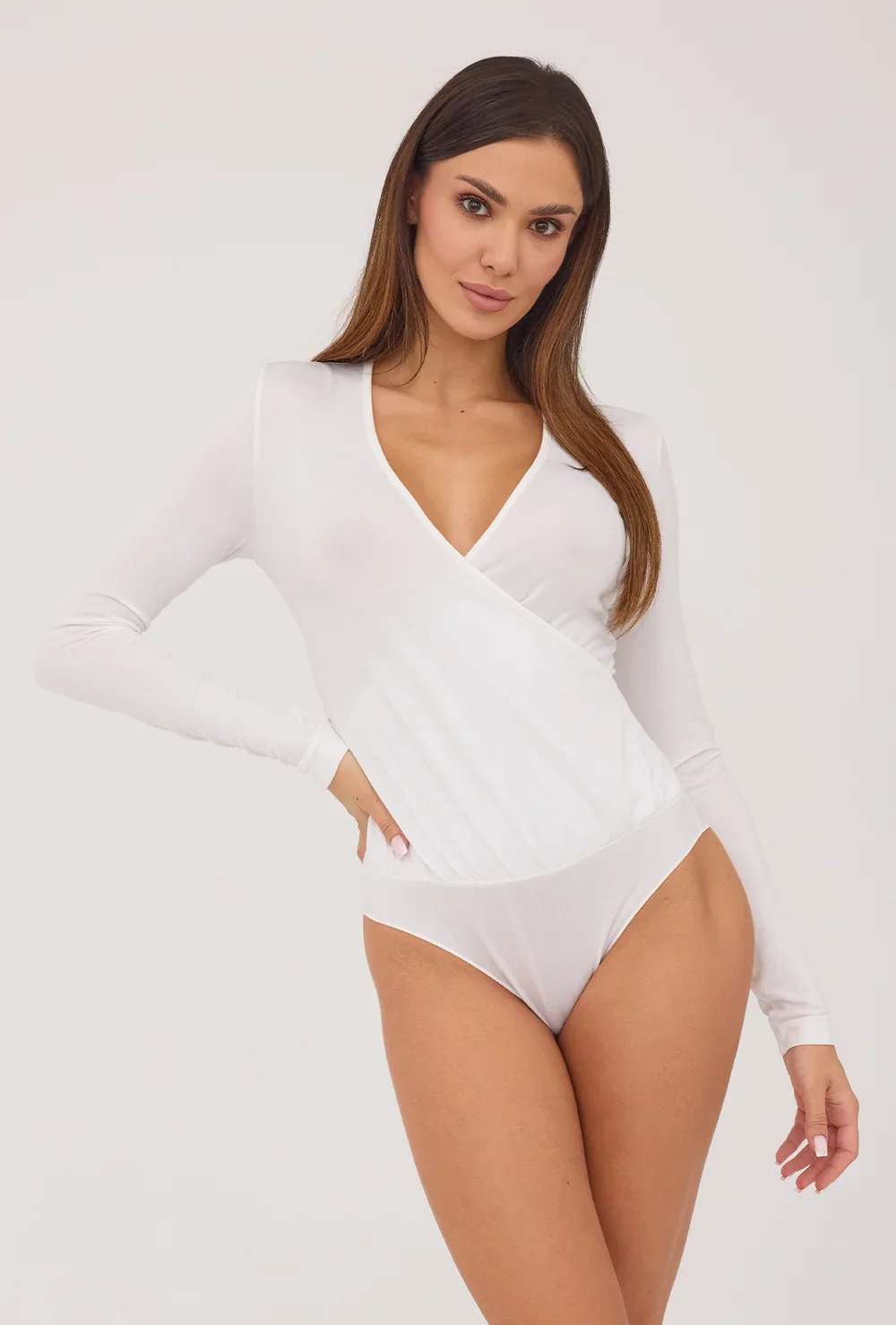 Kopertowe body z wiskozy Constanza