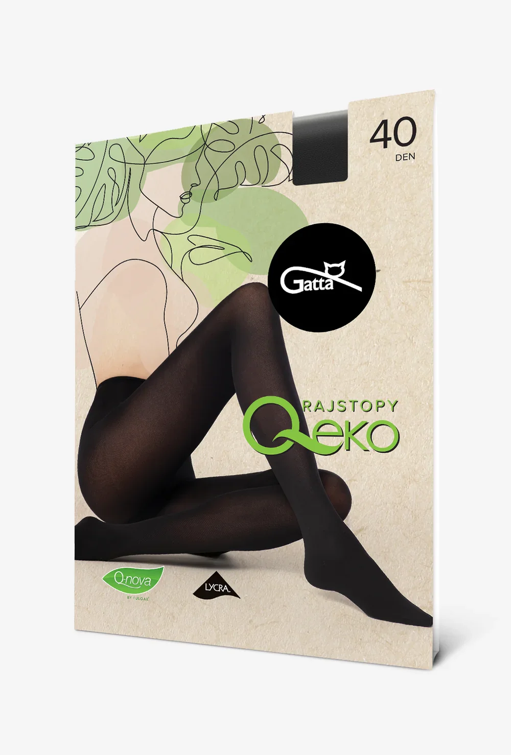 Kryjące rajstopy przyjazne środowisku Q-Eko 40 den - Image 6