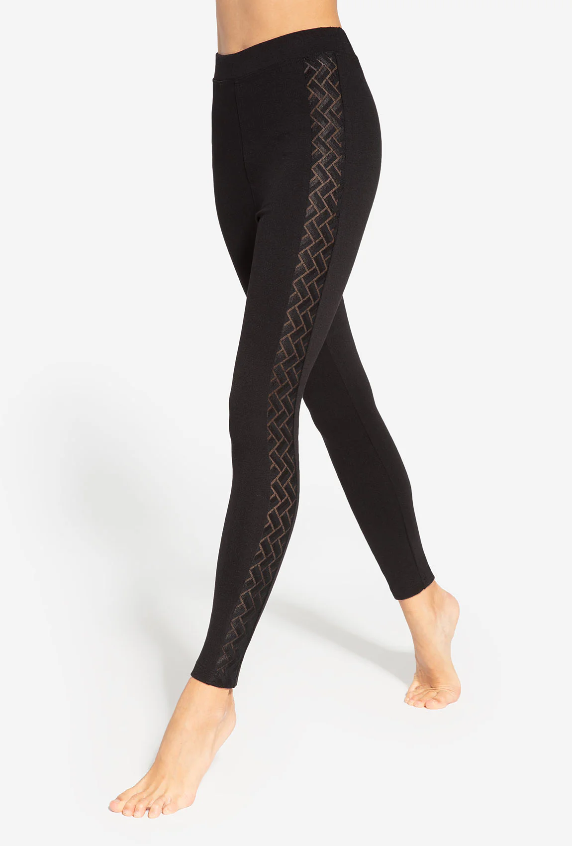 Legginsy z lampasem Abella