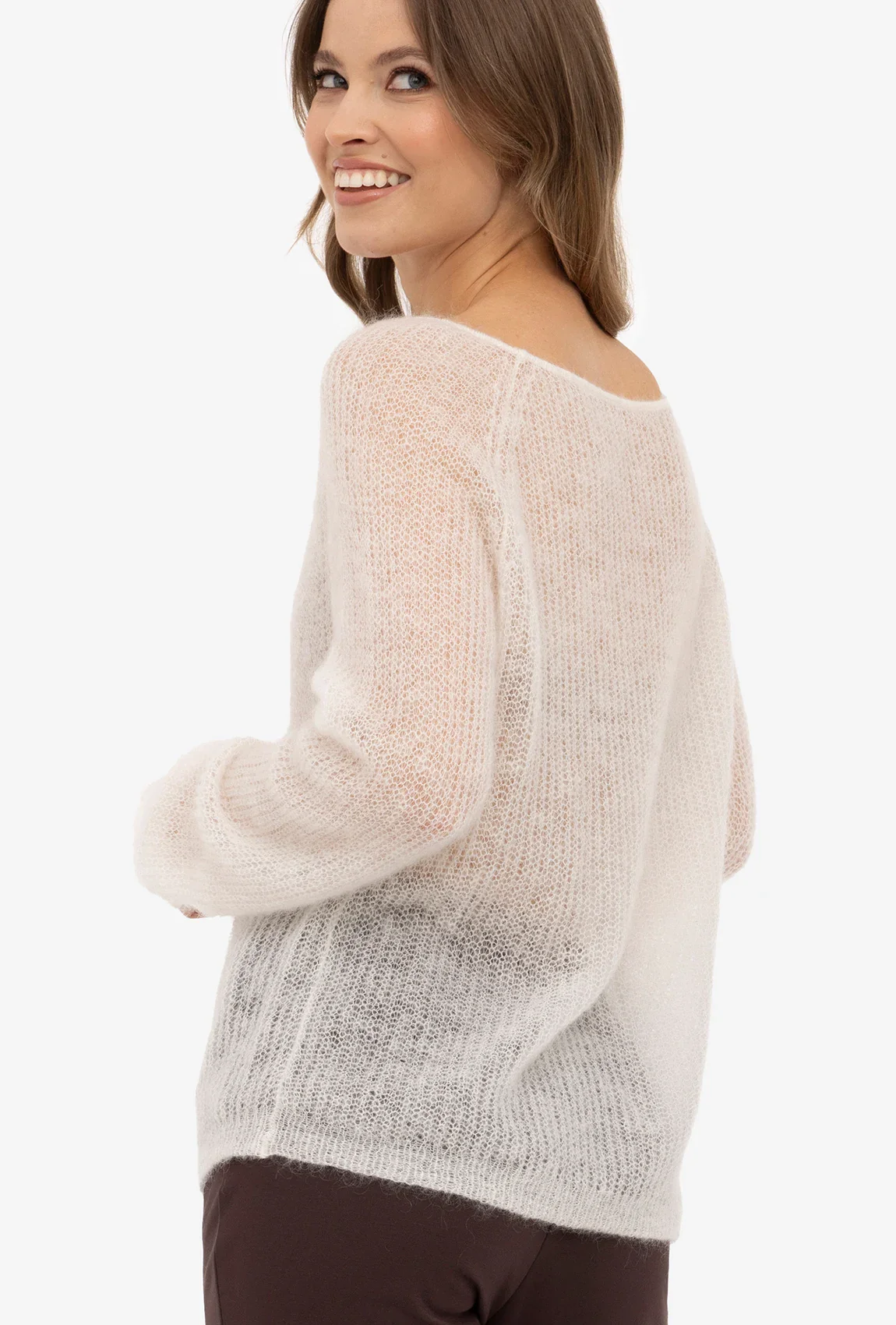 Lekki sweter z wełną - Image 2