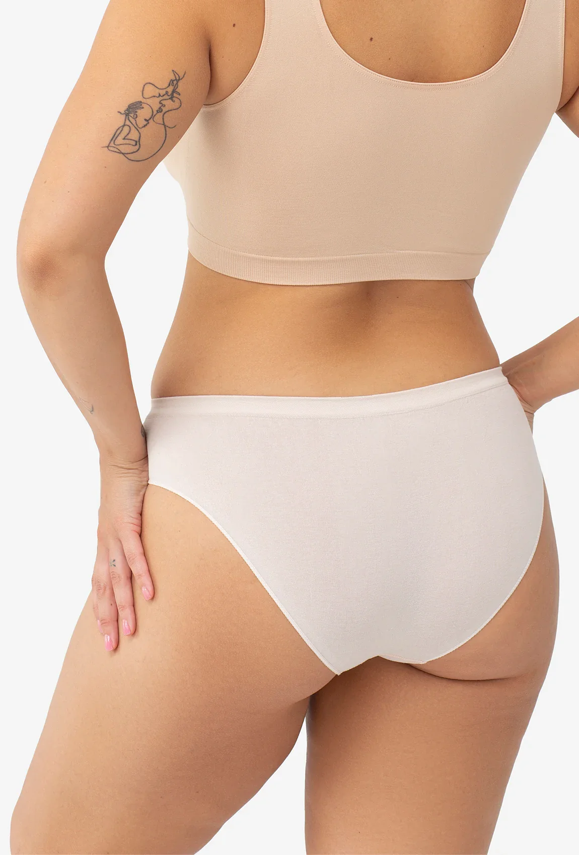 Majtki bawełniane bezszwowe Bikini Cotton - Image 5
