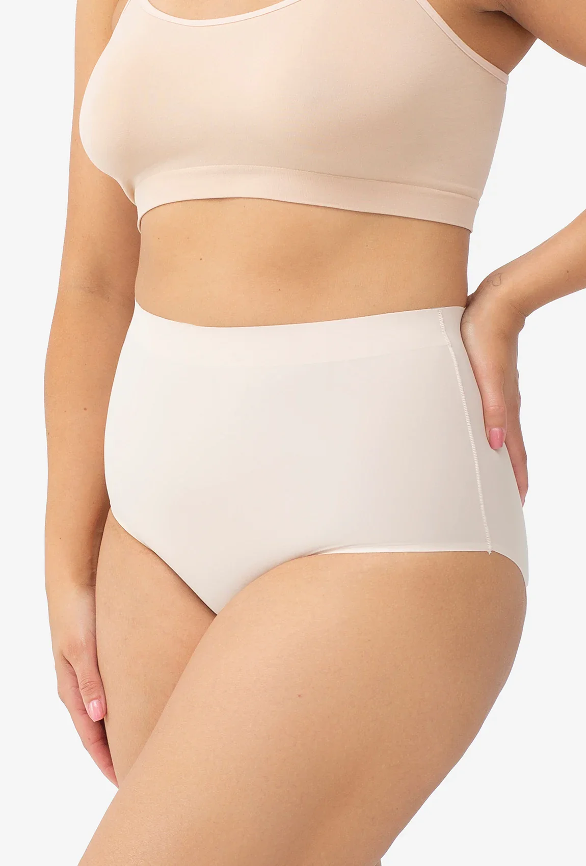 Majtki cięte laserowo z wysokim stanem Bikini Thalia Softi - Image 4