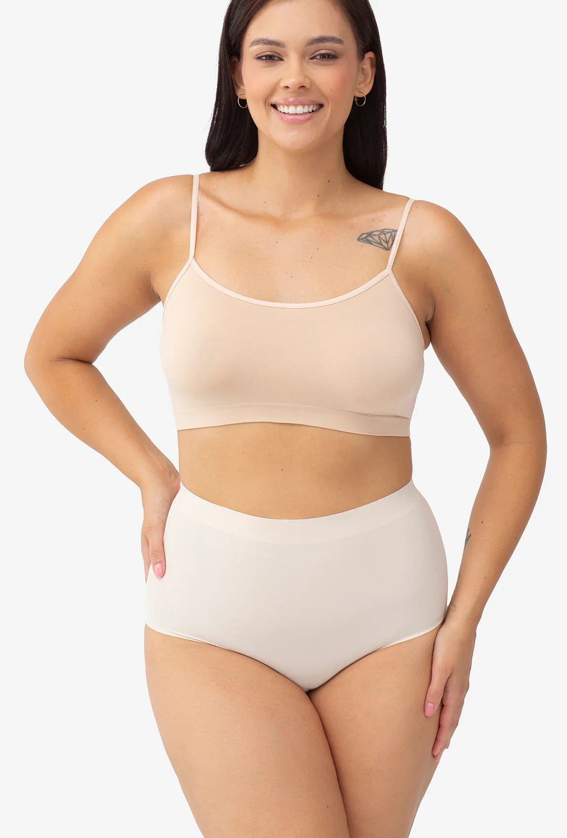 Majtki cięte laserowo z wysokim stanem Bikini Thalia Softi - Image 6