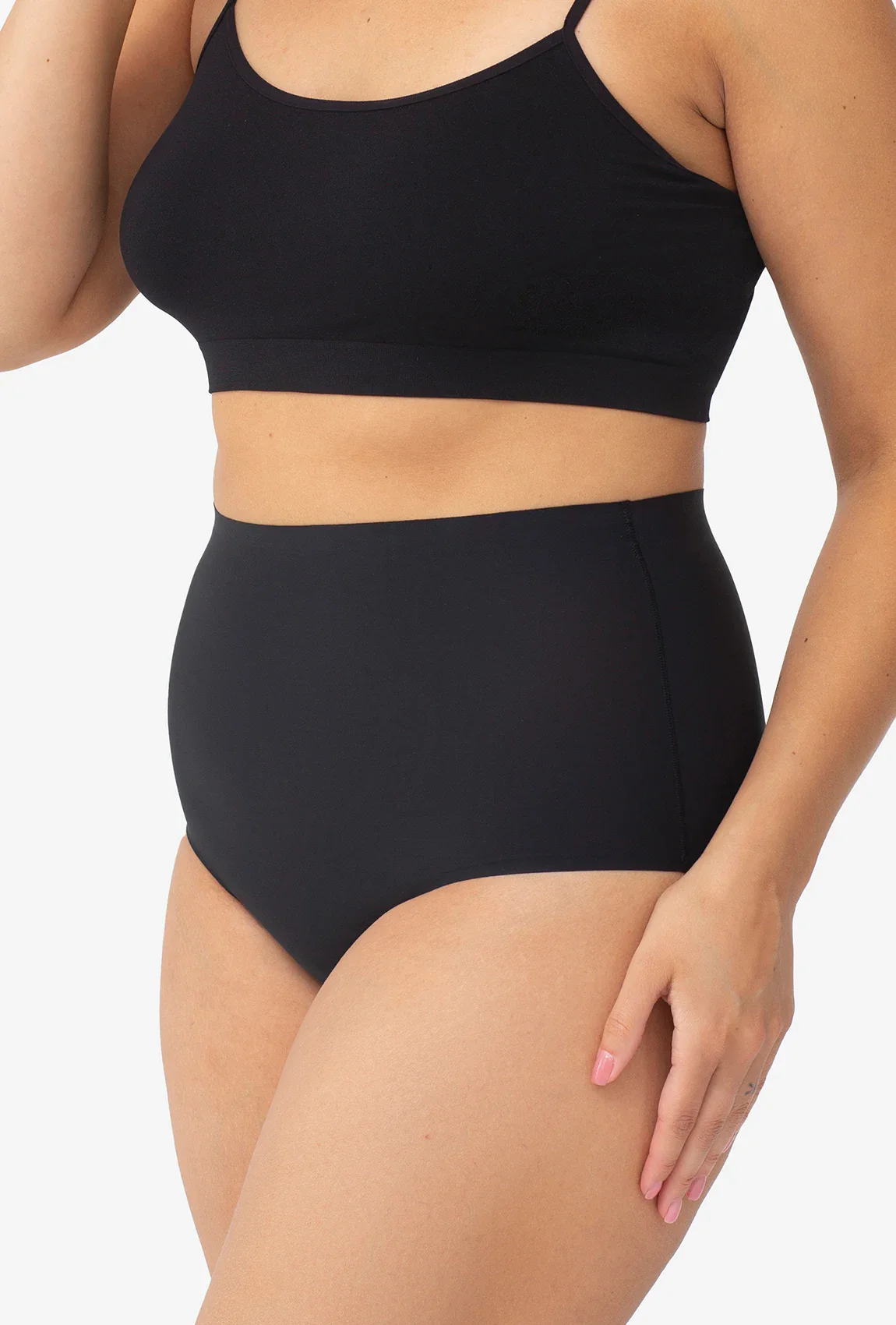 Majtki cięte laserowo z wysokim stanem Bikini Thalia Softi - Image 4