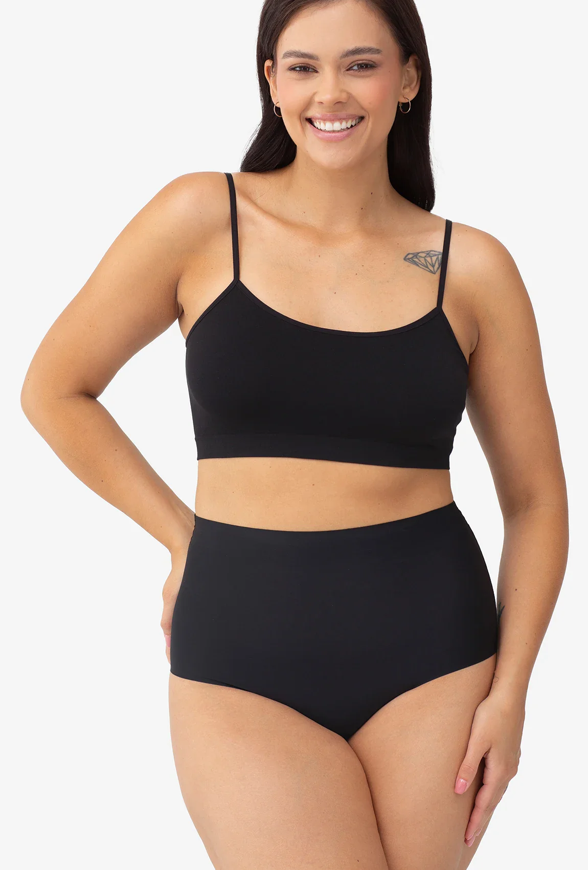 Majtki cięte laserowo z wysokim stanem Bikini Thalia Softi - Image 6