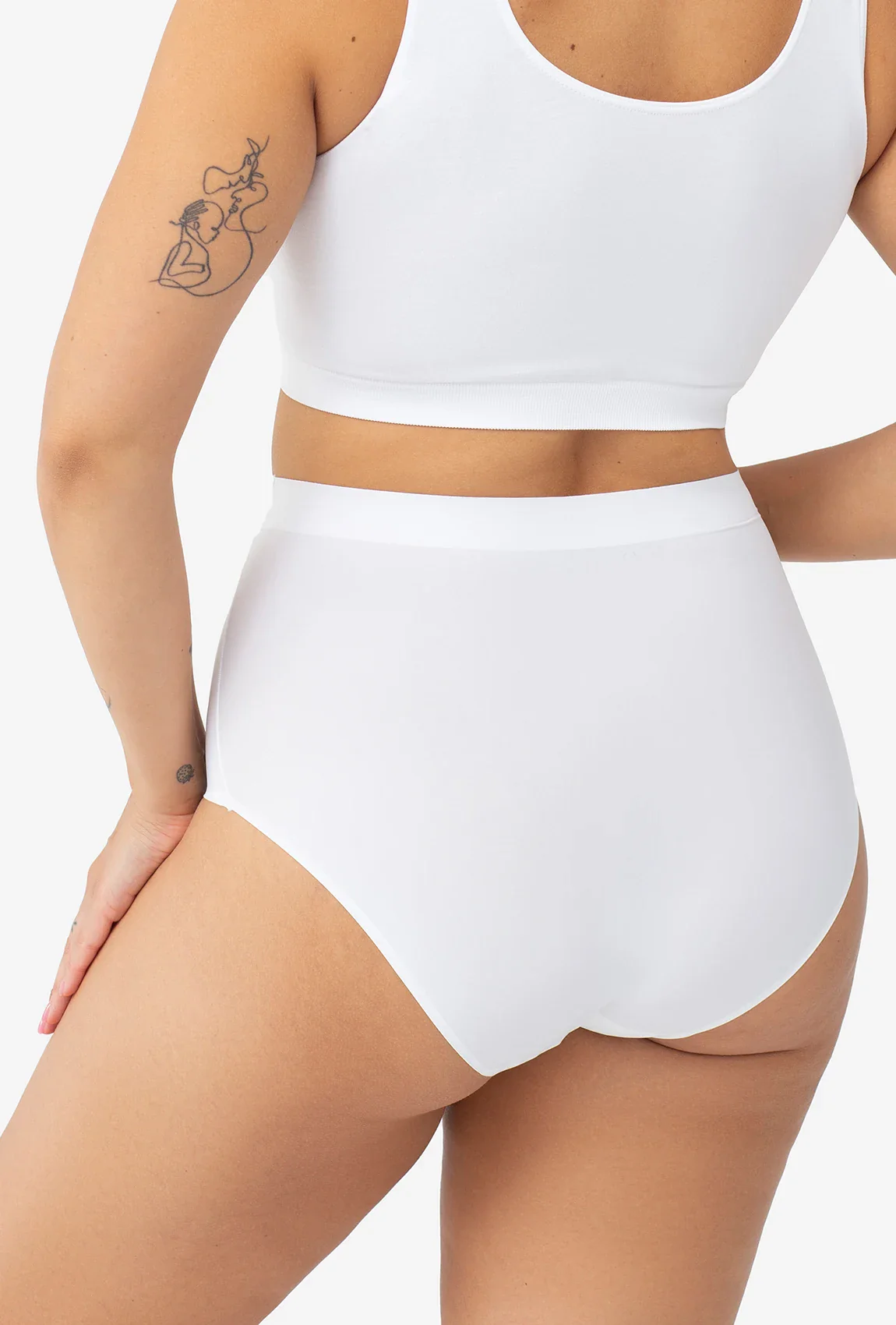 Majtki cięte laserowo z wysokim stanem Bikini Thalia Softi - Image 5