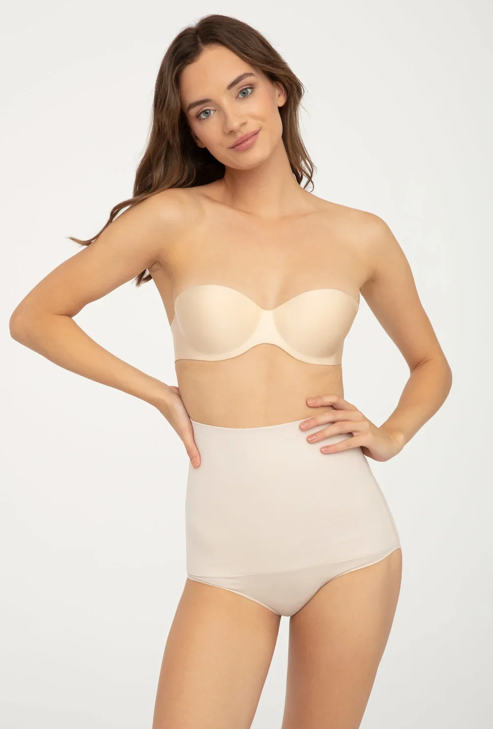 Majtki wyszczuplające z wysokim stanem Bikini HW Shape line - Image 2