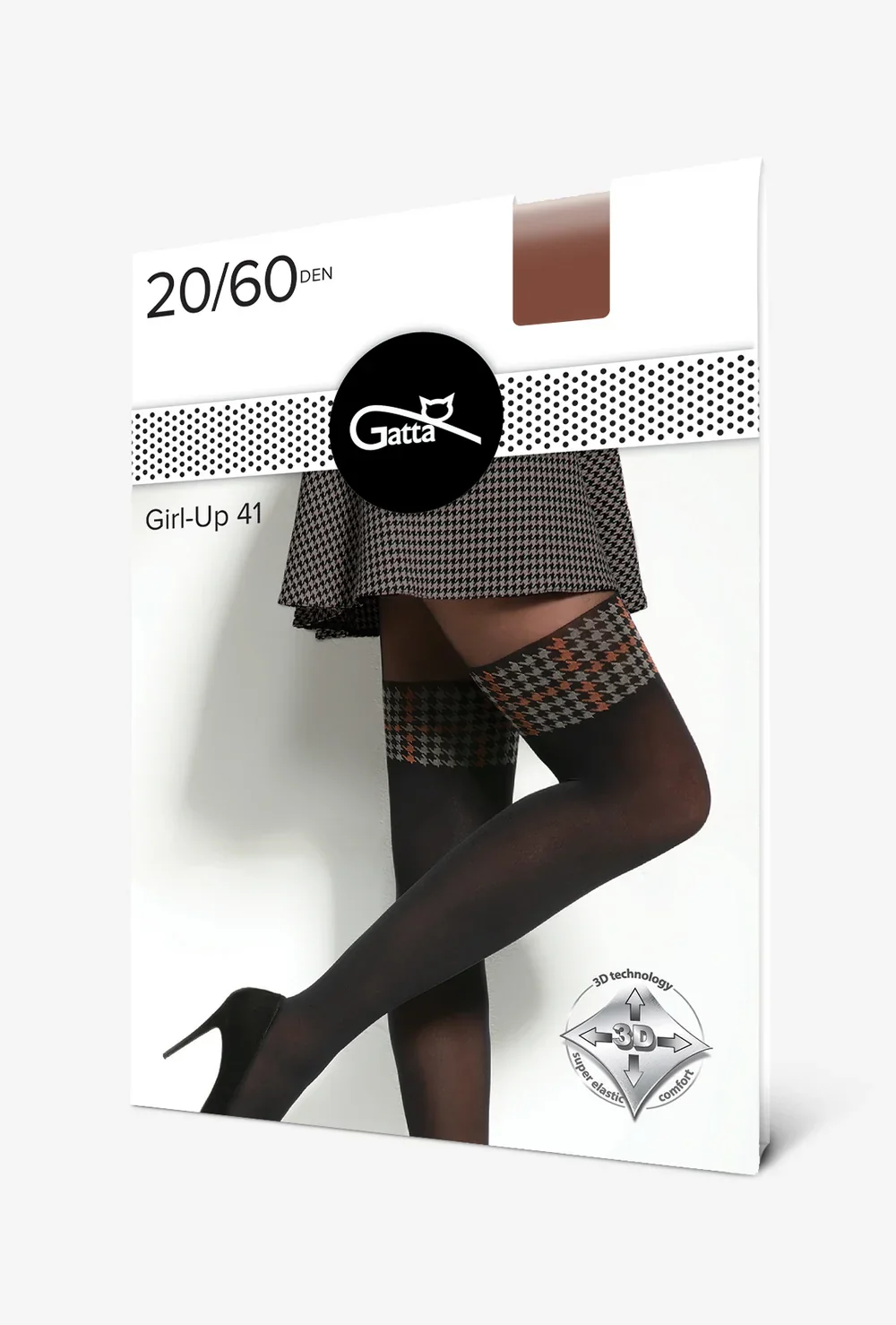 Rajstopy imitujące pończochy Girl-up  wz. 41 - Image 6