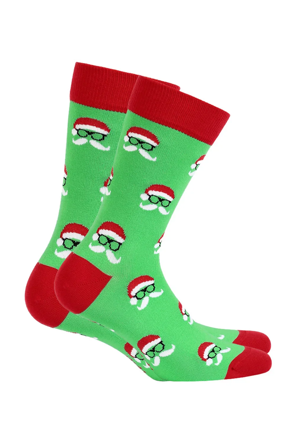 Skarpetki świąteczne męskie w mikołaje wz.934