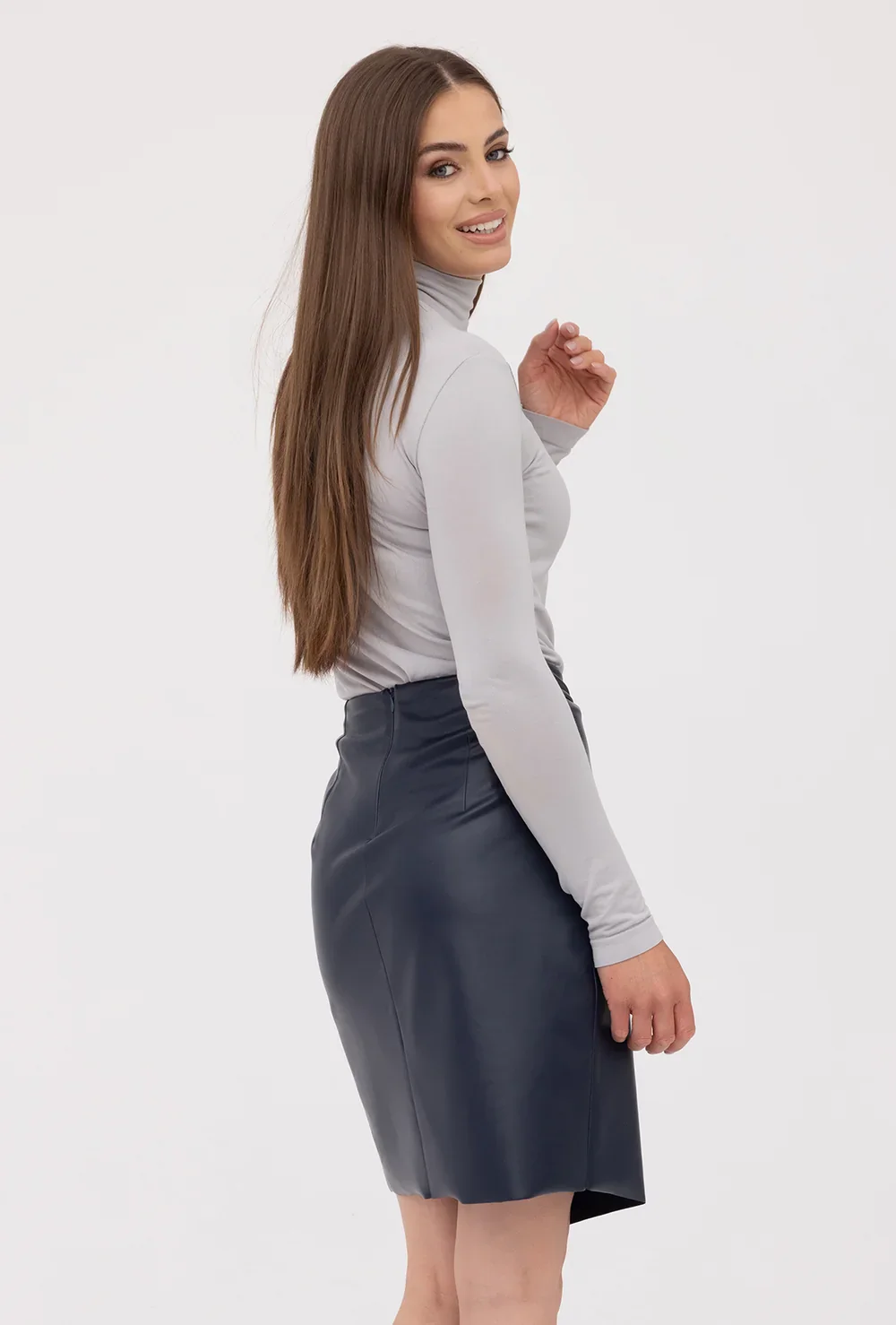 Spódniczka z ekoskóry Claudia - Image 6