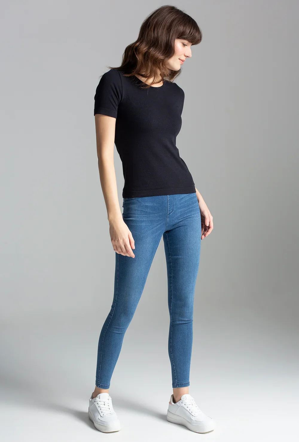 T-shirt z modalu Rib - Image 3