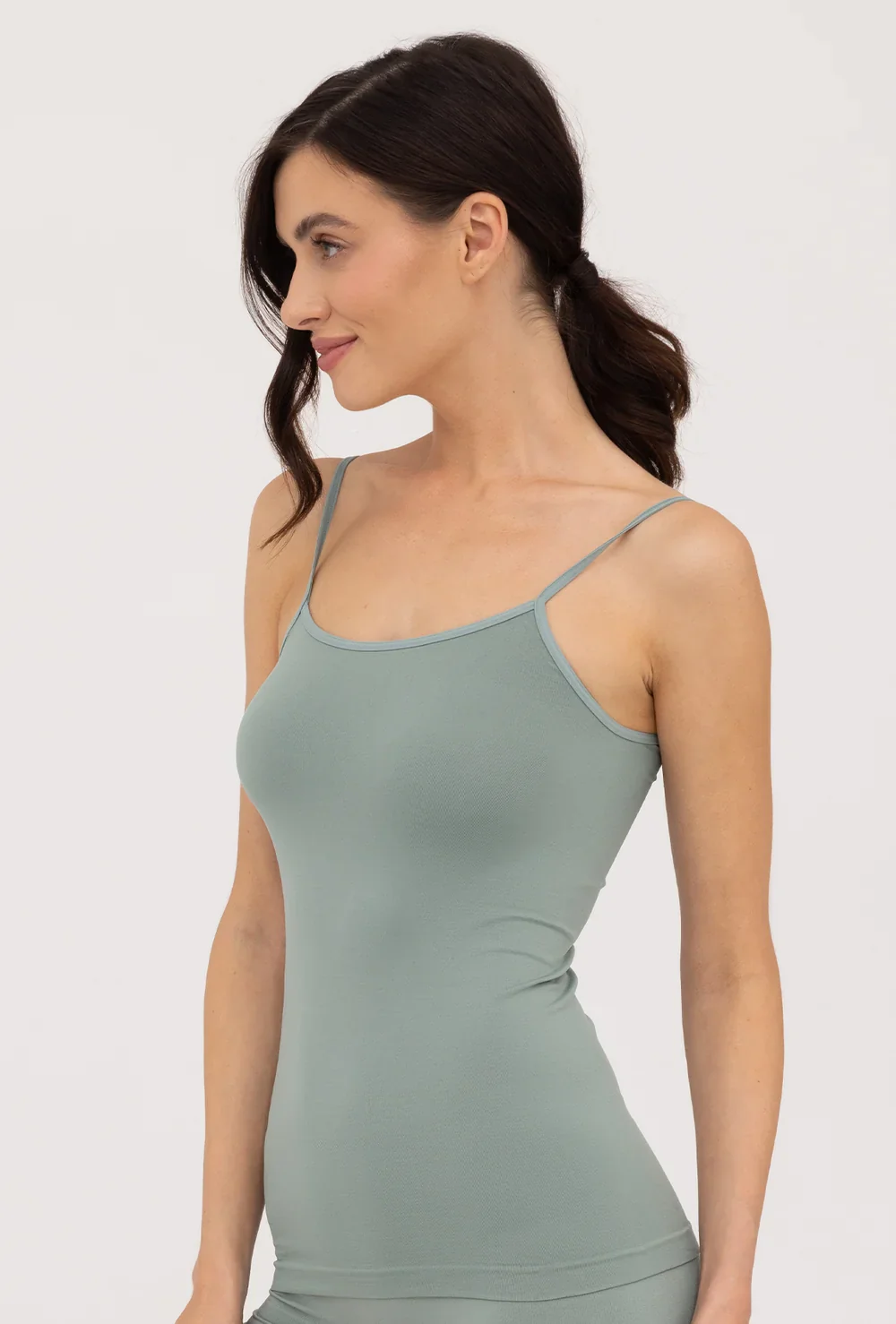 Top bezszwowy na cienkich ramiączkach Camisole - Image 3