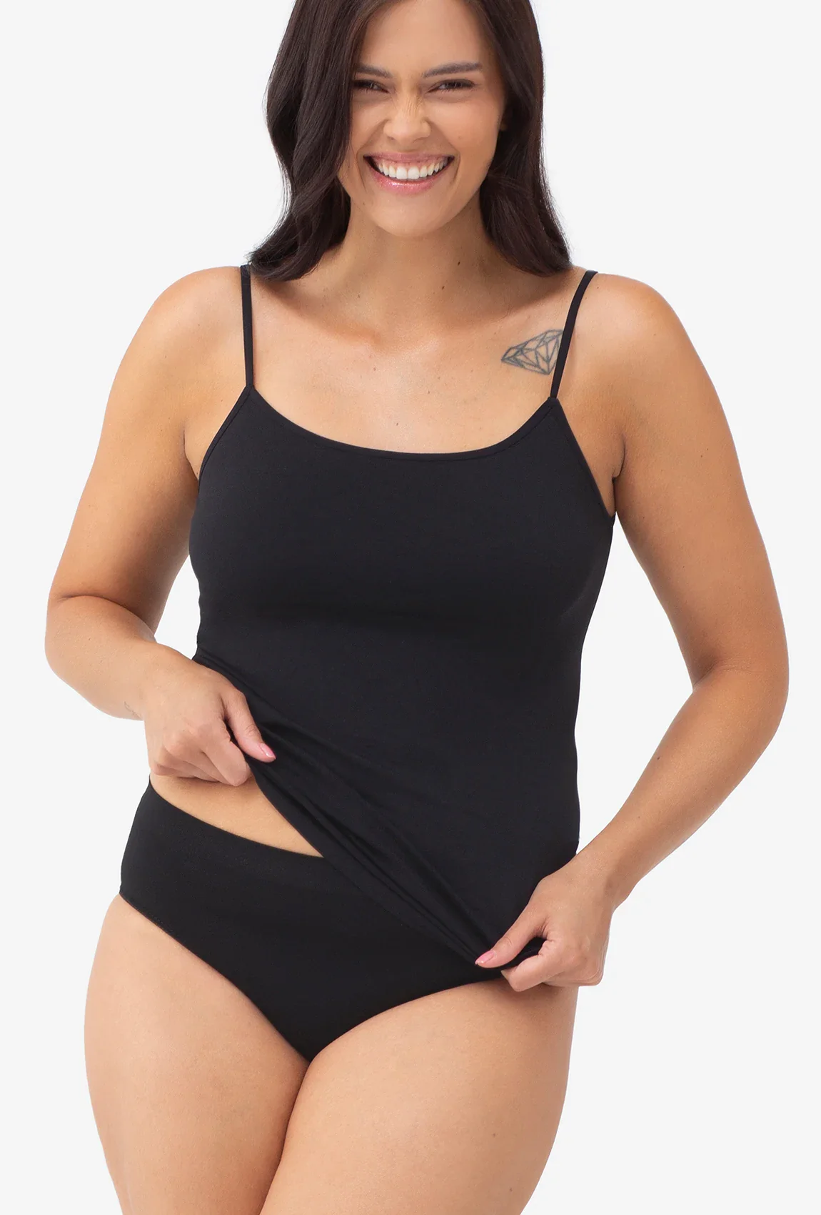 Top bezszwowy na cienkich ramiączkach Camisole - Image 4