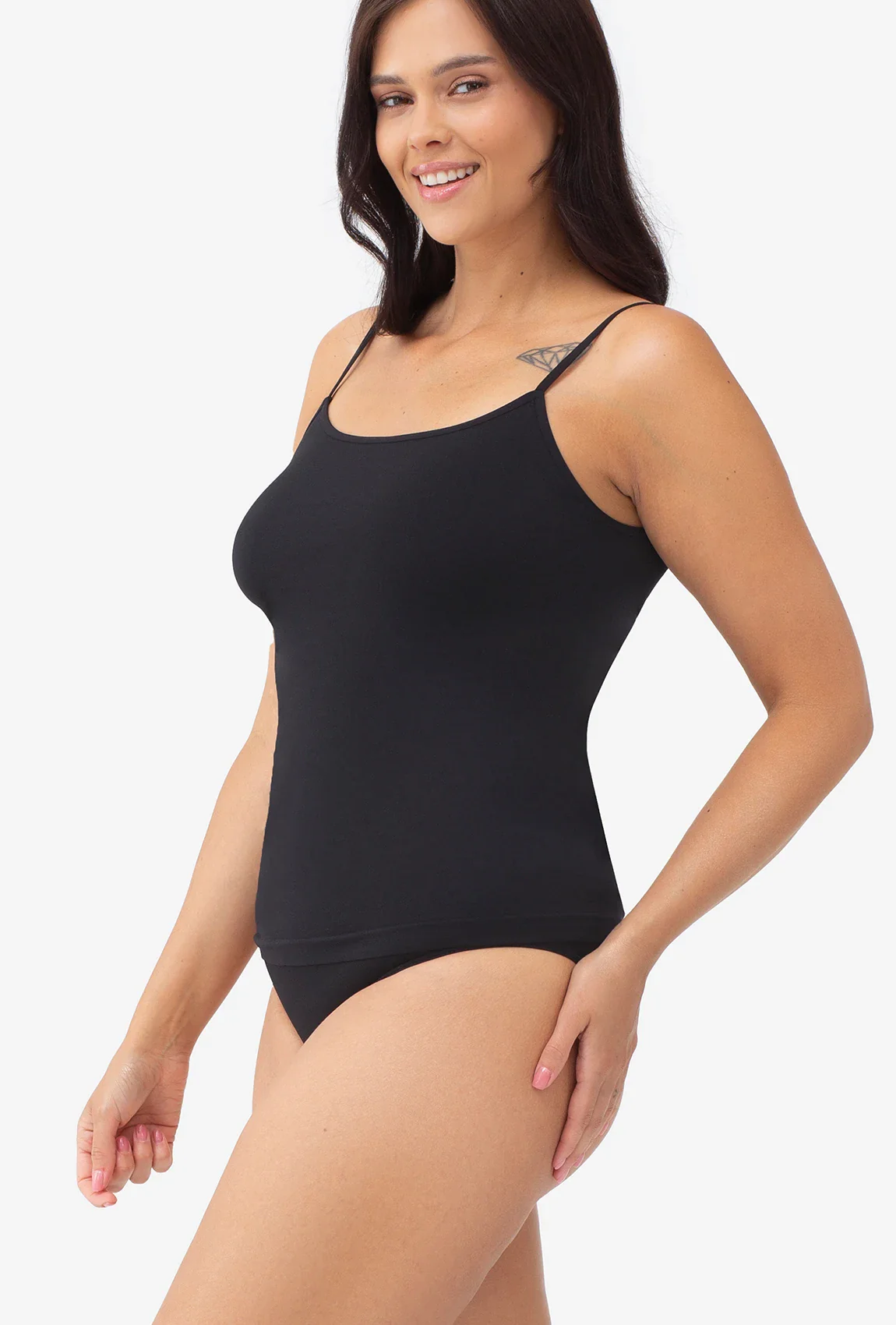 Top bezszwowy na cienkich ramiączkach Camisole - Image 6