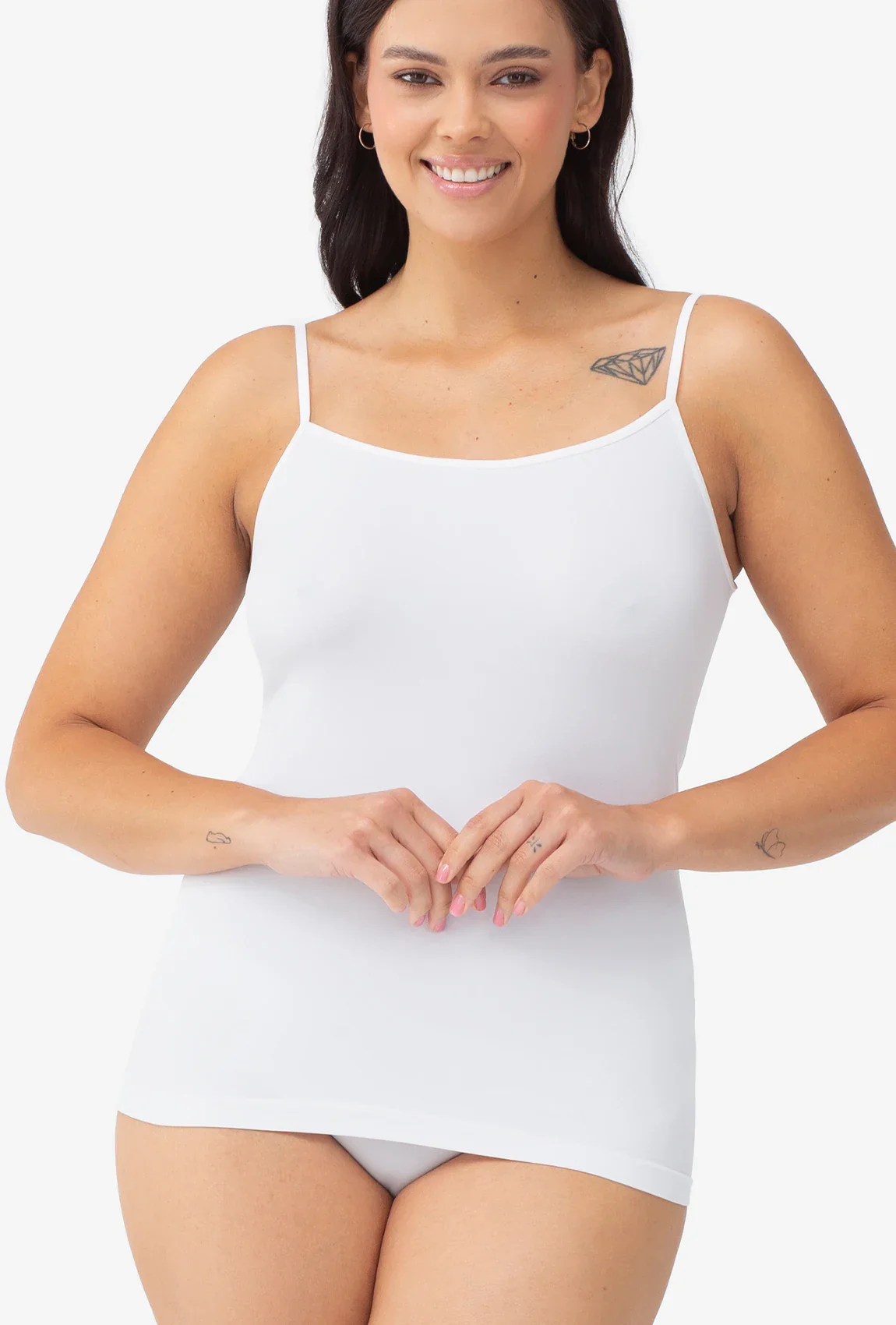 Top bezszwowy na cienkich ramiączkach Camisole - Image 4