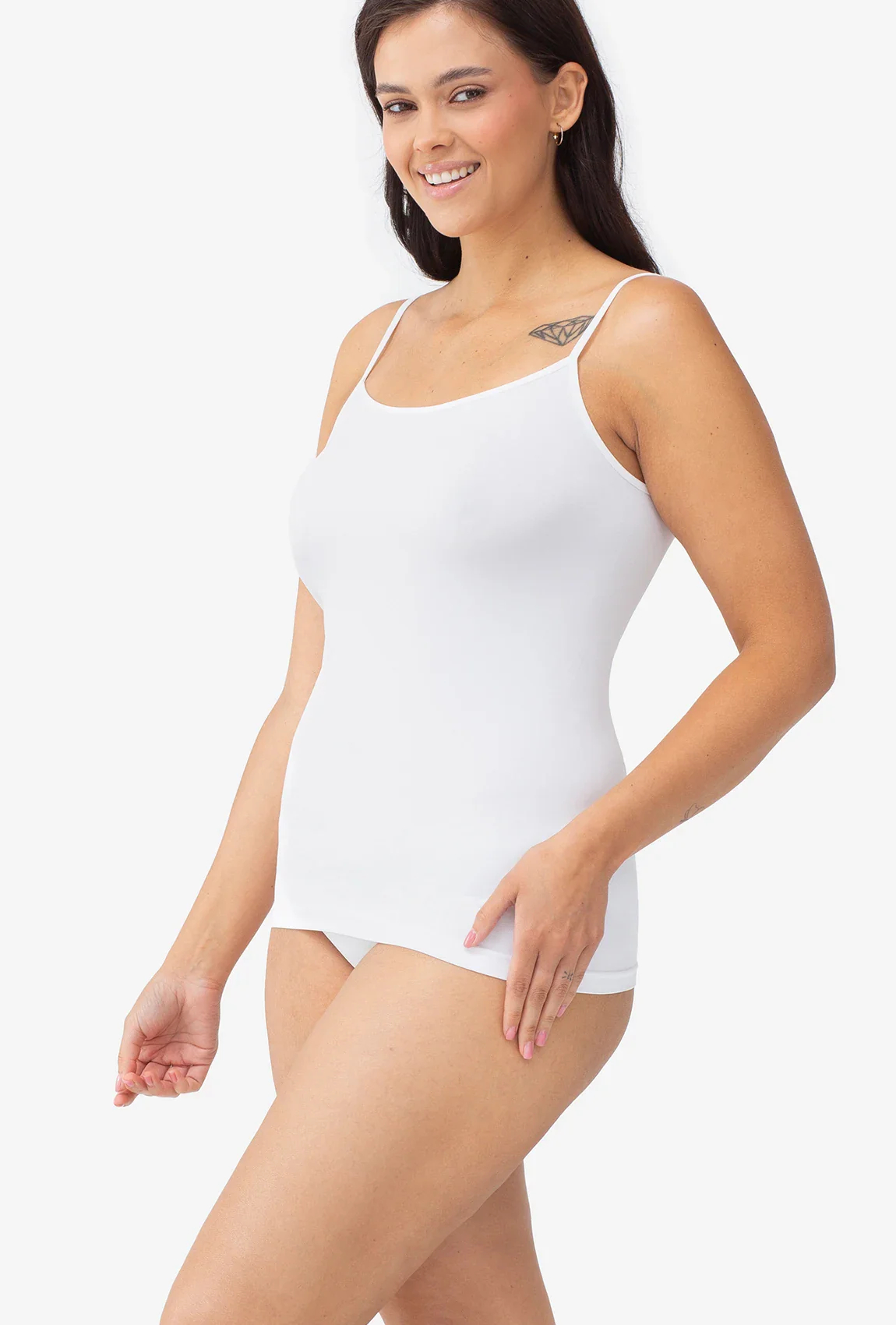Top bezszwowy na cienkich ramiączkach Camisole - Image 6